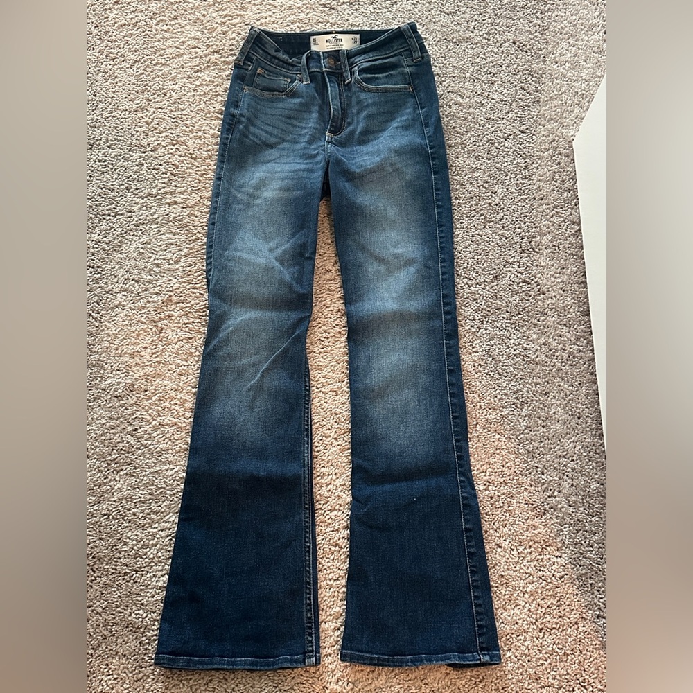 Hollister Dark Blue Flare Jeans 24waist